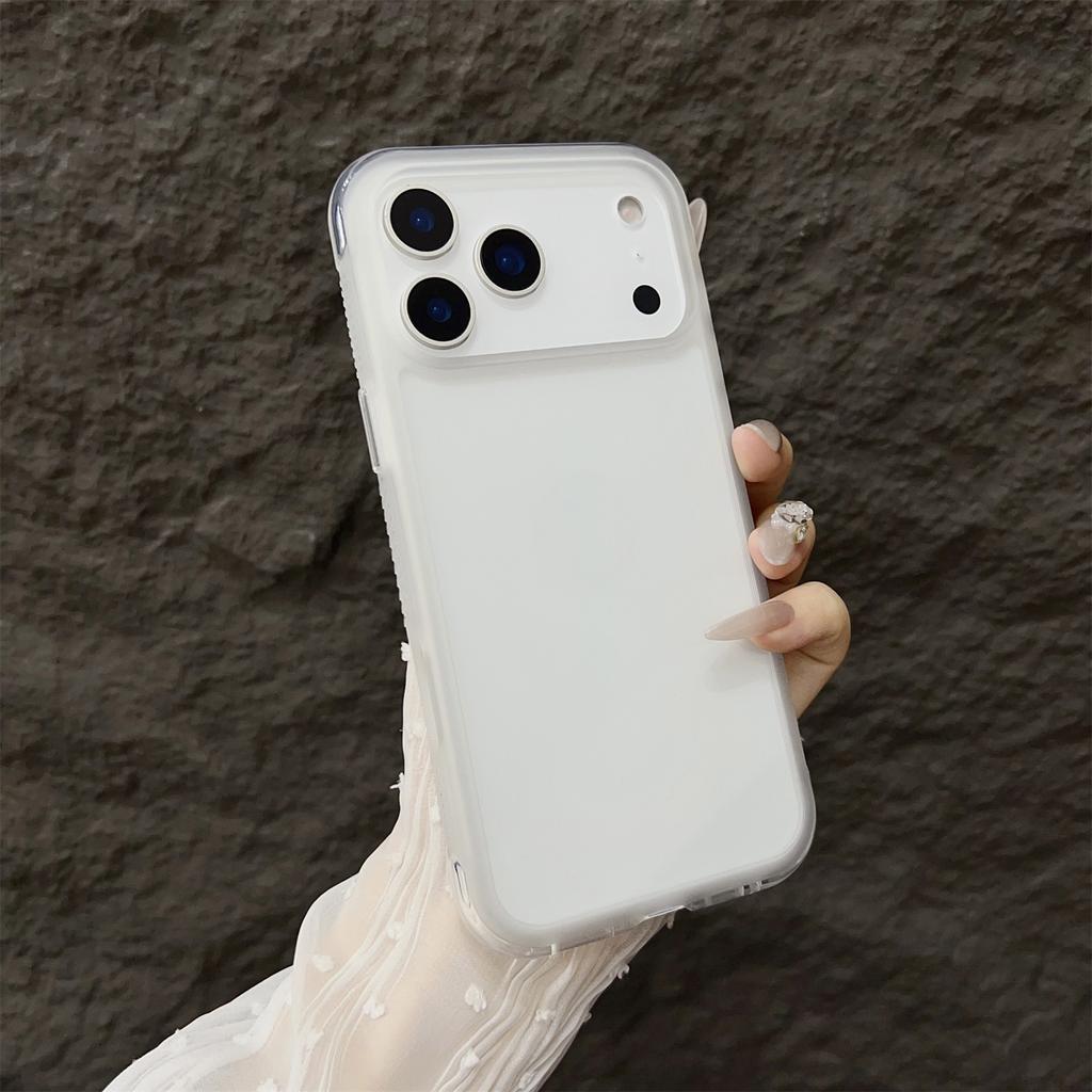 For iPhone 17 Pro Max Case Shockproof TPU+PC Phone Back Cover