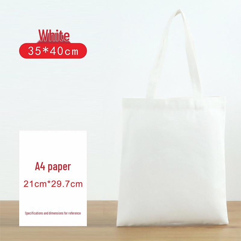 Customizable Eco-Friendly Canvas Tote with Logo or Hand-Painted Designs - Blank Cotton Bag Available for Personalization.