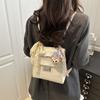 Beautiful and exquisite women's backpack, college style, sweet students commute to class, versatile single shoulder messenger bag women