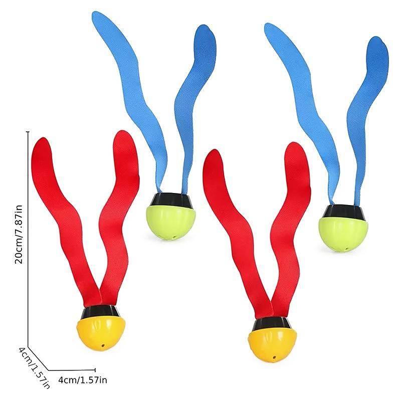 Kids Diving Seaweed Toys, Random Color Underwater Swimming Pool Training Game Toys Summer Pool Play Gift For Boys Girls