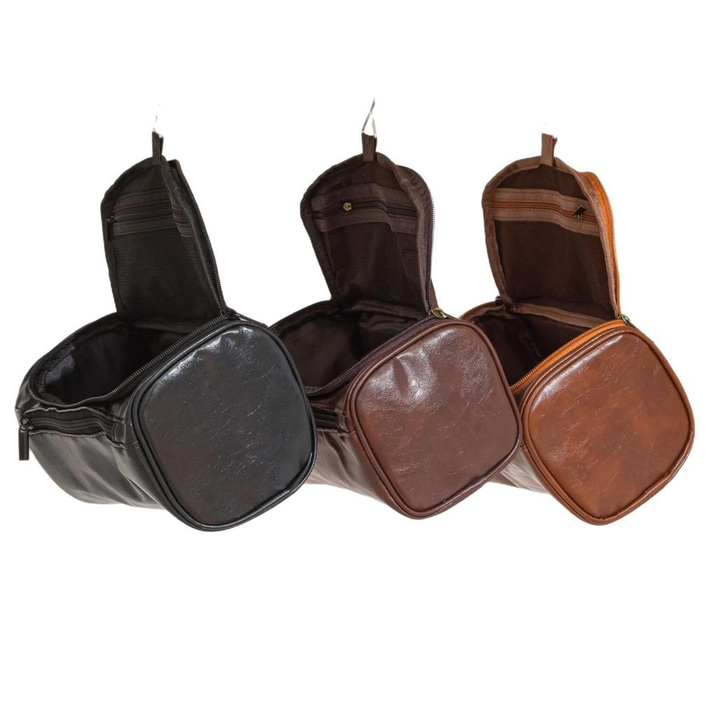 Deluxe Waterproof Travel Makeup Bag for Oily Skin, Large Capacity