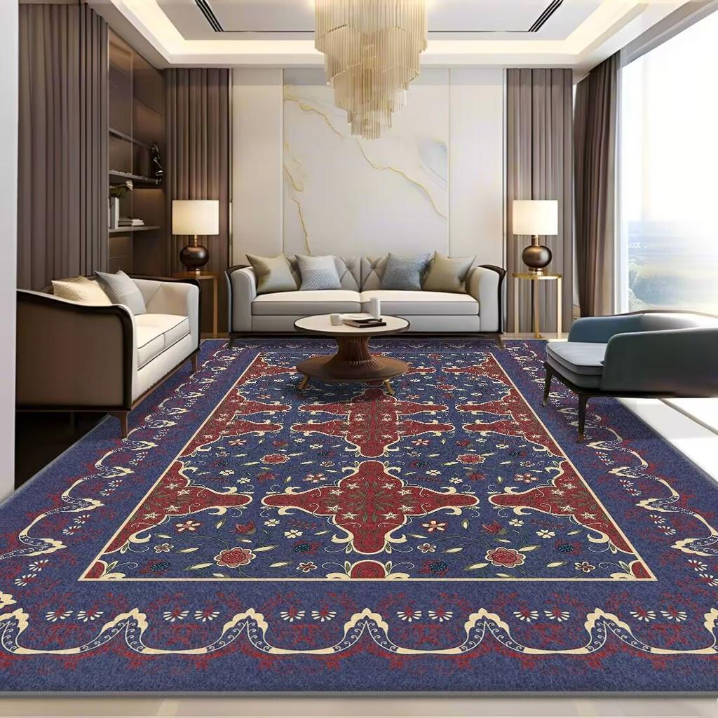 Thick Crystal Velvet Carpet Living Room Bedroom Dirt Resistant Light Luxury Easy To Take Care of Coffee Table Sofa Blanket Bedroom Blanket