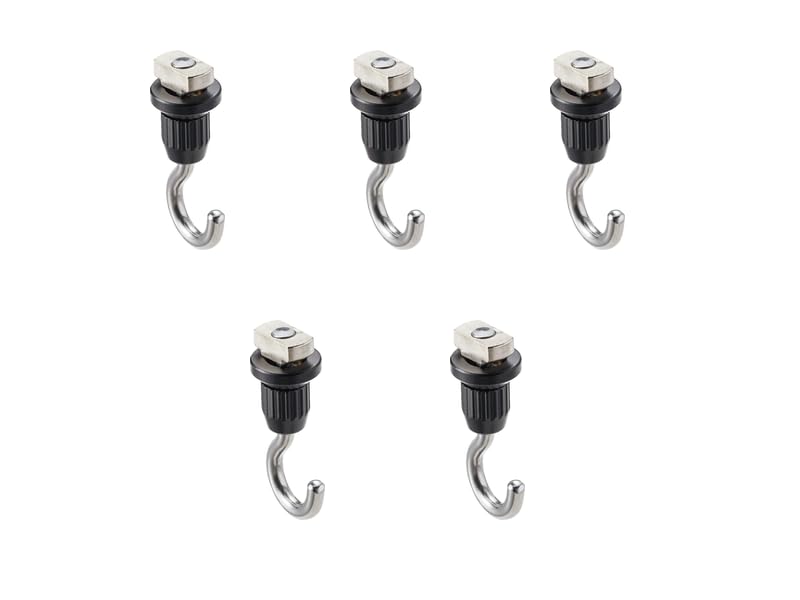 

TOSO Настенные крючки для картин, 30A, Крючок A (Потолочное крепление), Тип после установки, Черный, 5 штук