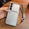 Luxury Big Window Phone Case with Lanyard for OPPO Reno12 5G Premium Textured Casing