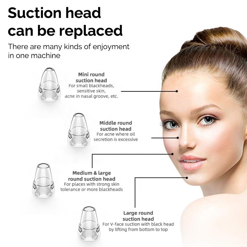 Hot Cold Compress Blackhead Remover Multiple Function Skin Care Device Acne Whitehead Blackhead Remover With HD Camera