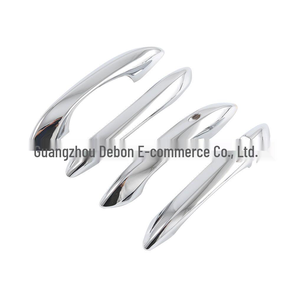 Tucson L Carbon Fiber Door Handle Stickers - Black, Protective Decoration for NX4