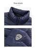 Men's 2024 Autumn/Winter High-End Casual Lightweight Down Jacket with Stand-Up Collar