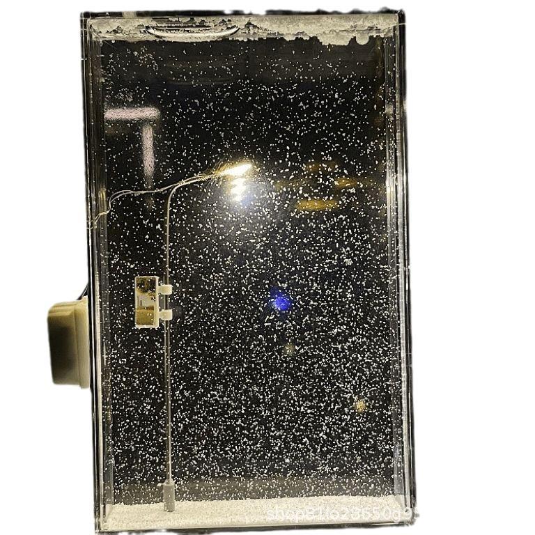 Schneenacht Hanf Straßenlampe DIY Nachtlicht – Geschenk für Freundin oder beste Freundin