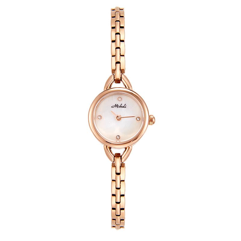 Watch Women'S Simple Style Temperament Light Luxury Small Dial Women'S Watch Women'S Exquisite Small Round Watch