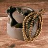 Fashion NEW Wenge Beads Wooden Bangle Jewelry Rosary Buddha Mala Bracelet Prayer Beads