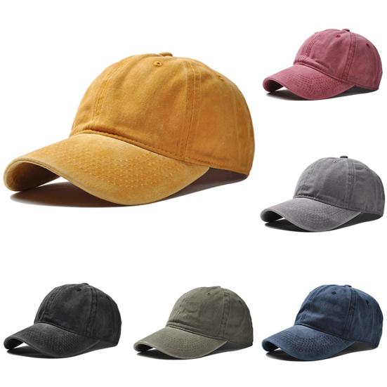 Fashion Solid Color Hip Hop Hat Unisex Adjustable Baseball Cap Sports Snapback