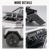 1:24 Tesla Cybertruck Truck Alloy Toy Car Model Diecasts Vehicles Pickup Motorcycle Car Decoration Kid Boys Toys Christmas