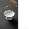 High-legged Tray Ceramic Fruit Tray Chinese Style Refreshment Dining Plate Dim Sum Dish Engagement Table Pastry Plate Fruit Tray Snack Plate Tray