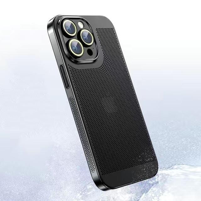 Carcasă de telefon cu disipare a căldurii pentru iPhone 11 12 13 14 15 16 17 Pro Max 14 15 16 Plus XR Max 17 Air Husa cu Margine Galvanizată