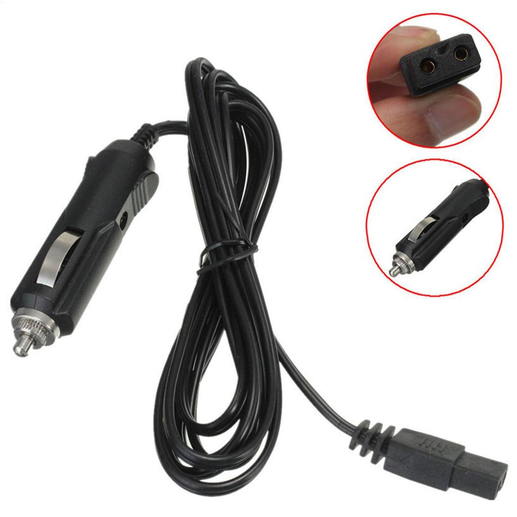 1pc 2m 12V DC 2 Pin Cable Plug Wire Bumper Replacement Car Cooler Cool Box Mini Fridge Adapter Cable