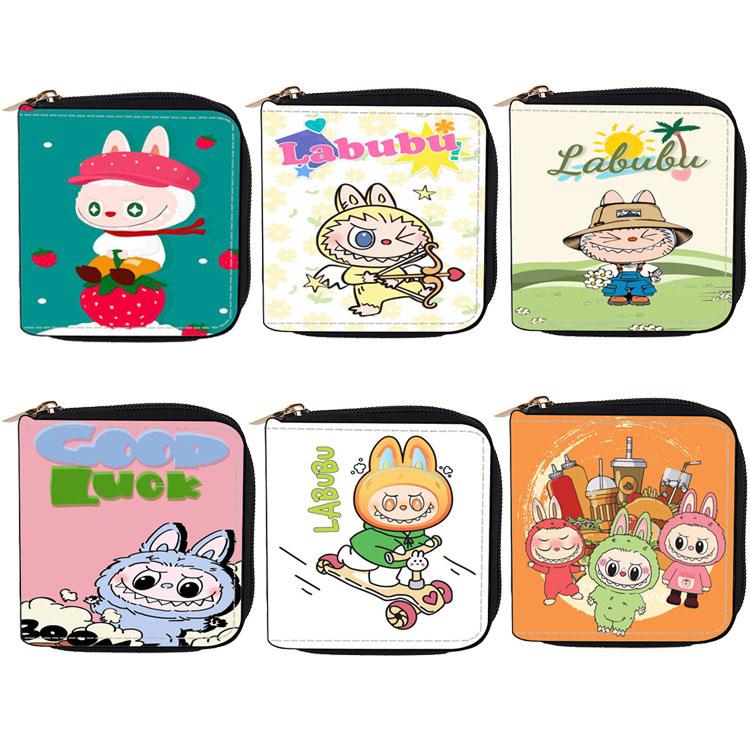 La Bubu Kurzer Reißverschluss Kleine Geldbörse Geldbörse Kindertasche Clutch