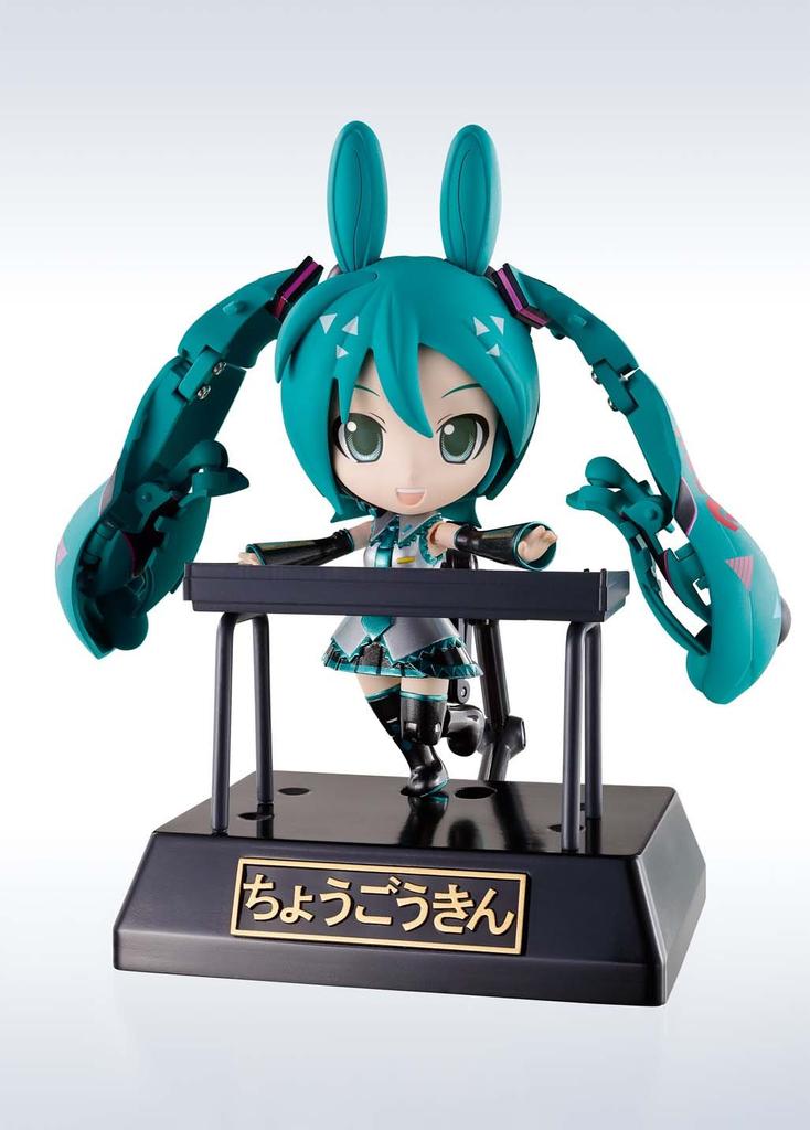 TAMASHII NATIONS Chogokin Miracle Henkei Hatsune Miku x Rody 105mm Painted Movable Figure Approx. PVC&ABS&Diecast