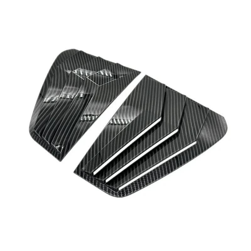 For VW Golf MK7 MK7.5 2013 2014- ABS Plastic Rear Window Quarter Louver Scoop Cover Side Vent Trim Car Adhesive Accessories