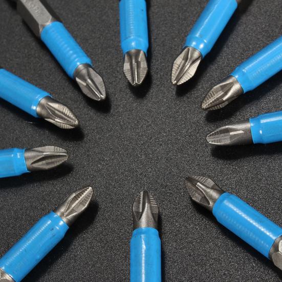 

10 шт., противоскользящие электрические крестообразные отвертки PH2 Phillips, ручные инструменты