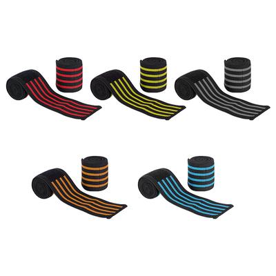 Taglia Unica Fascia Elastica a Pressione Avvolgente Ginocchiere Fitness Corsa Sollevamento Pesi Fascia Rotulea Regolabile con Velcro Ginocchiere Sportive.