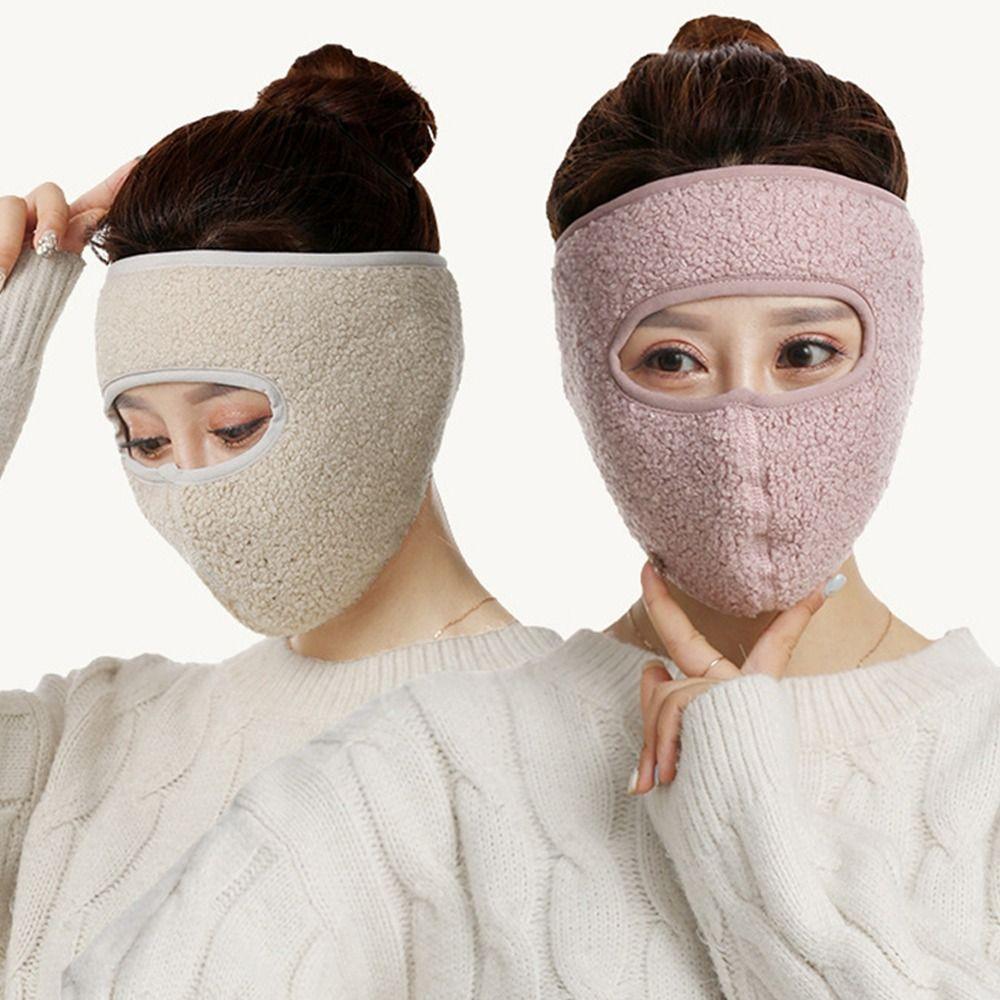 Windproof Cold-proof Face Mask Winter Warm Face Shield Fashion Earmuffs Outdoor Cycling
