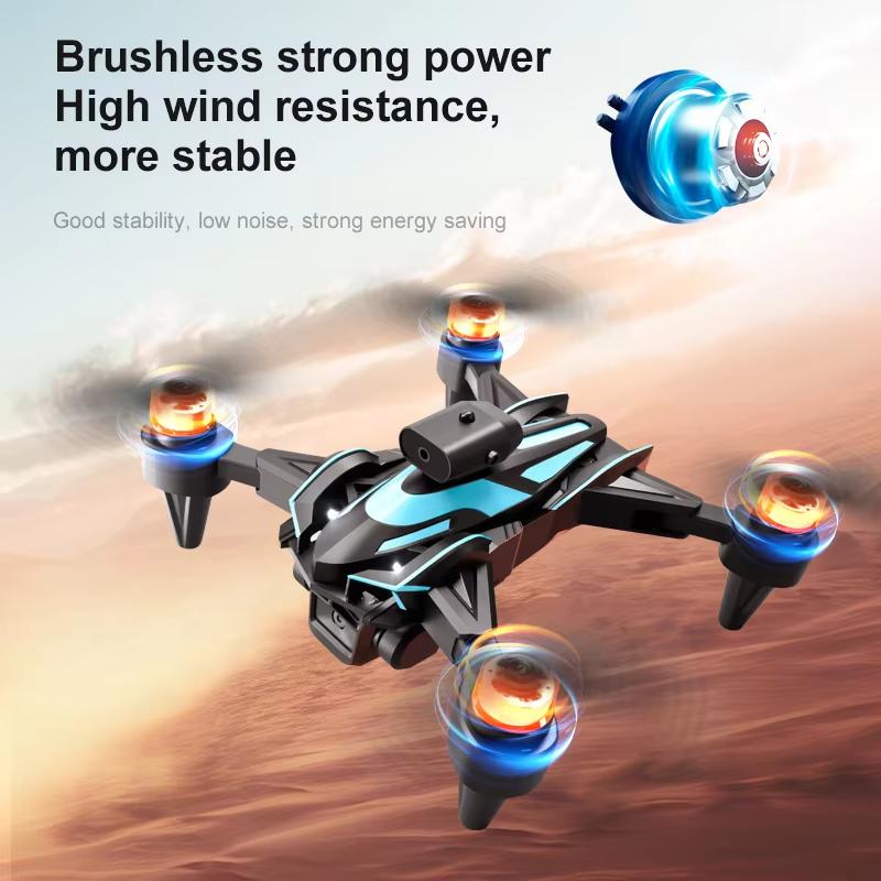Newest K12 MAX Mini Drone - 4K Triple Camera with Obstacle Avoidance, Brushless Motor, Foldable RC Quadcopter for Adults/Kids