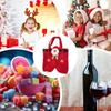 Christmas Snack Bags Santa Pants Basket Christmas Party Bags For New Year Parties Family Gatherings Celebrations Holiday