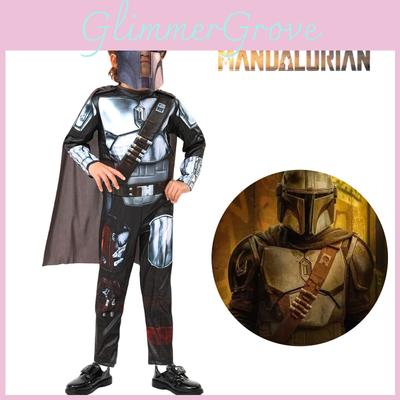 Costume Mandalorian Cacciatore di Taglie Galattico per Bambini Halloween Cosplay
