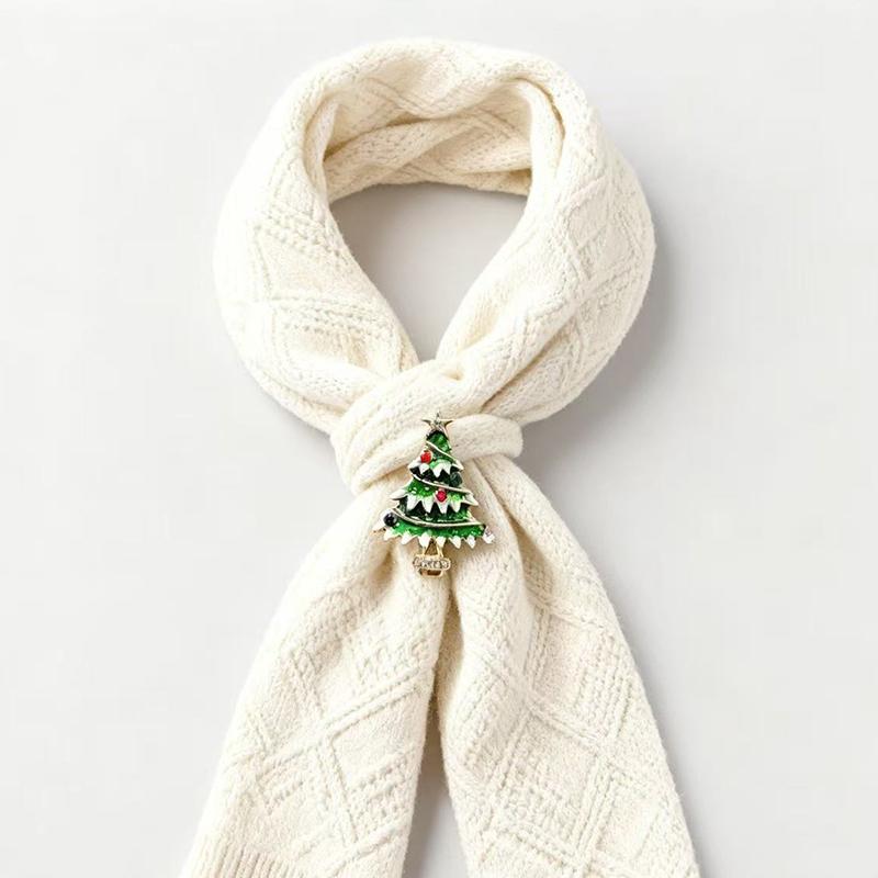 Broches de Árvore de Natal Para Mulheres Pins de Planta Acessórios para Festas de Fim de Ano Presentes