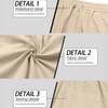 Spring and summer men's trousers solid color thin cotton and linen casual straight pants high waist shows long legs