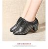 Ladies Adult Dance Shoes Professional Soft-soled Exercise Mid-heel Body Dance Shoes