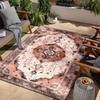 European Persian Style Living Room Carpet Non-slip Security Bedroom Mat for Kids Large Size Decorative Bathroom Kitchen Area Rug
