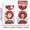 500 Christmas Envelope Gift Sealing Sticker Roll –  Cross-border Design