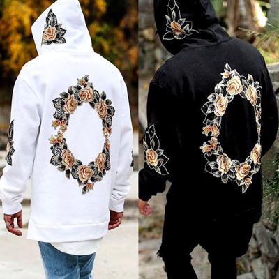 New Men's Clothing Men's Casual Fashion Printed Pullover Hooded Sweatshirt Jacket Embroidered Version