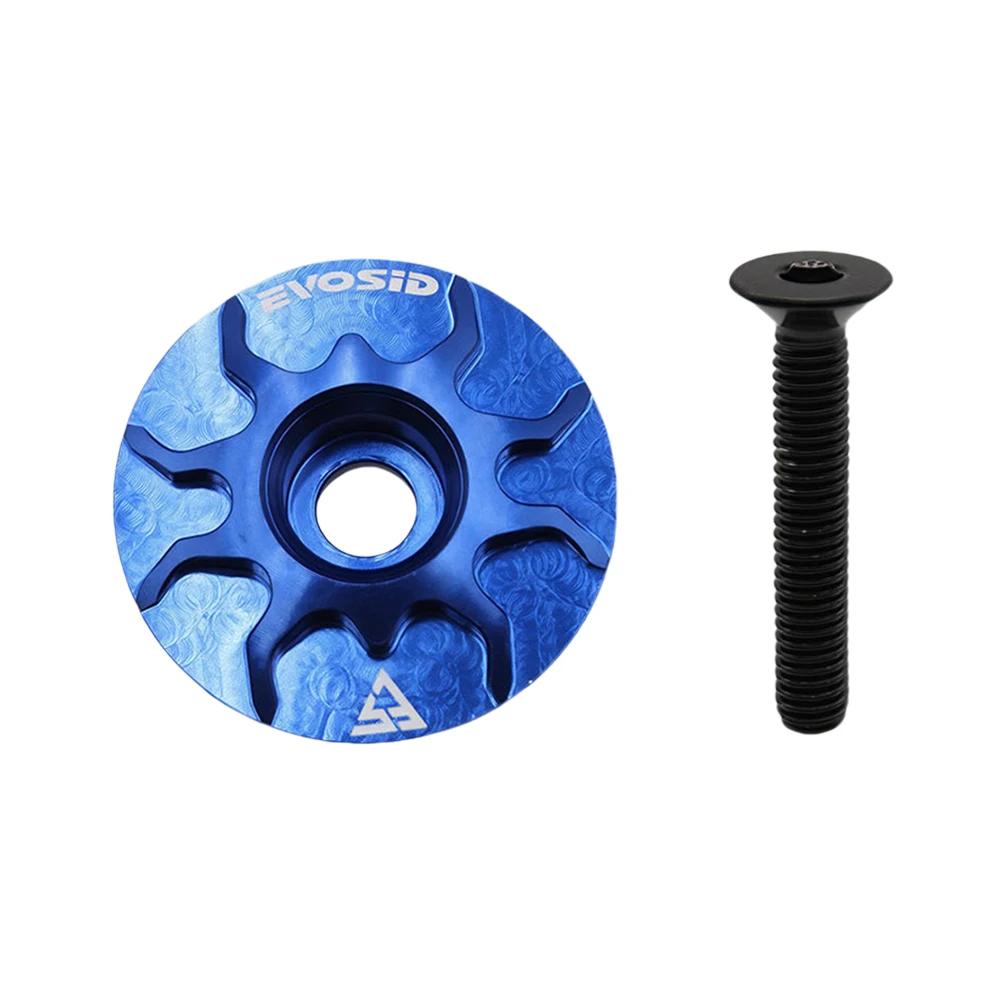 Bicycle Headset Cap Aluminium Alloy MTB Road Bike Stem Headset Top Cap Cover for Fork Head Tube Cycling Accessories