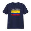 Vintage Colombia Colombian Flag Pride T Shirt vintage Washed Stretched Stylish homme Casual designer clothes Soft Comfortable