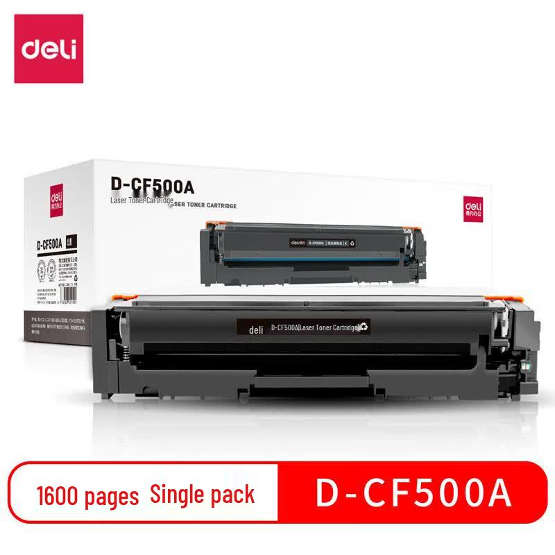 Deli Compatible HP 202A CF500A Black Toner Cartridge
