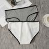 3PCS Cotton Underwear For Women Seamless Solid Color Mid-waist Panties Girls Students Large Size 3XL Briefs