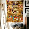 One Piece Tapestry Wall Tapestry Background Cloth Fashion Print Work Of Art Wall Decoration Soft