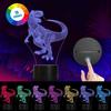 Veilleuse 3D - AIRUEEK - Dinosaure - LED - Télécommande - 16 Couleurs