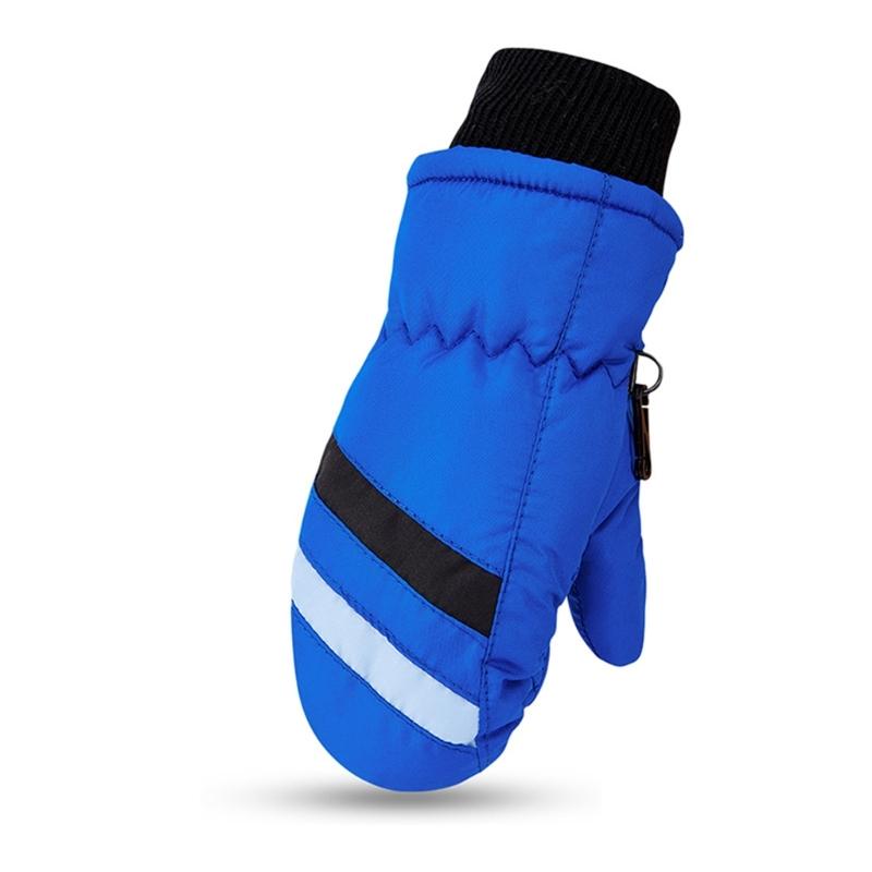2-5 let Nepromokavé dětské lyžařské rukavice Zimní cyklistické rukavice Protiskluzové rukavice Teplé silné fleecové rukavice na snowboarding