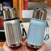 450ml Dual Drink Thermos Keep Warm and Cold Coffee Tea Cup Creative Insulated Water Bottle  Travel