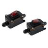 220V Waterproof Switch 24V 4 Feet 2 Gears IP65 Red With Light