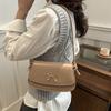 Korean Niche Bow Women's Bag New Trendy and Fashionable Shoulder Bag French Solid Color Underarm Bag