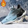 Autumn and Winter Men's Shoes 2025 New Rotating Button Piled Thickened Sports Shoes Men's Outdoor Thick-soled Cushioning Running Shoes