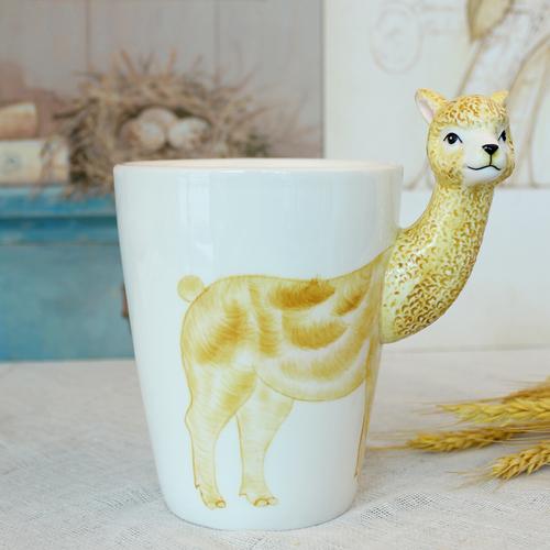 Giraffe Affe Zebra Keramik Wasserbecher 3D Niedliches Tier Kaffeetasse Büro Paar Becher Nachmittagstee Frühstück Milch Geschenk Heimdekor