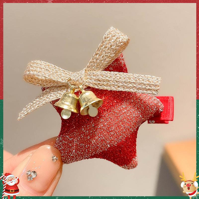 

Christmas Ballet Hat Hair Clip: Cute, Versatile Accessory for Girls Side Bangs