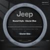 Car Anti-Slip Leather Steering Wheel Cover Jeep Wrangler JK Patriot Commander Grand Cherokee Compass Wagoneer Gladiator Renegade