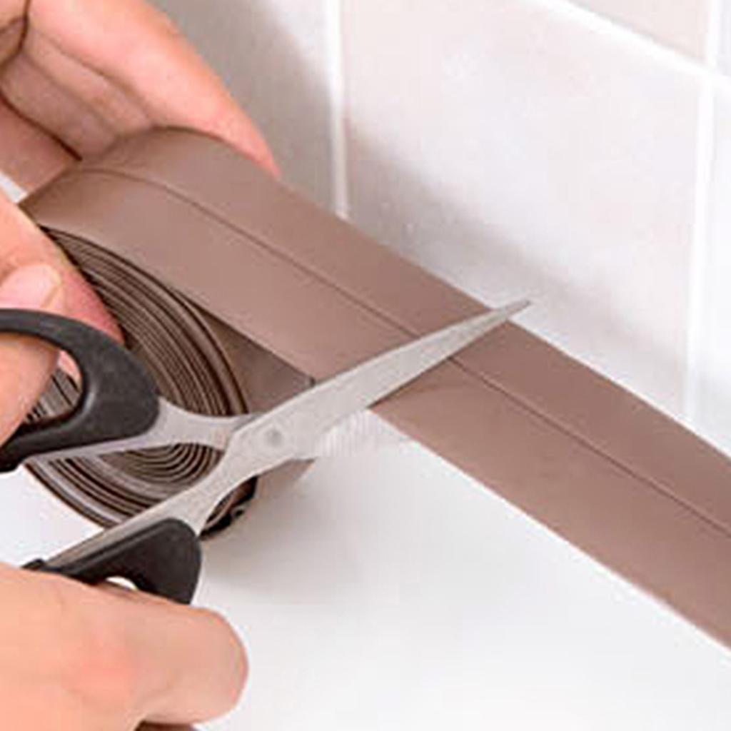 Wall Stickers Bathroom Tape Kitchen Shower Sink Bath Sealing Strip Adhesive Waterproof PVC Self Home Improvement Gadget