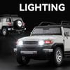 LICENSED 1:24 Toyota cruiser FJ  Colooze cross country Off Road vehicle alloy model SUV simulated sound light Kid Birthday Gift